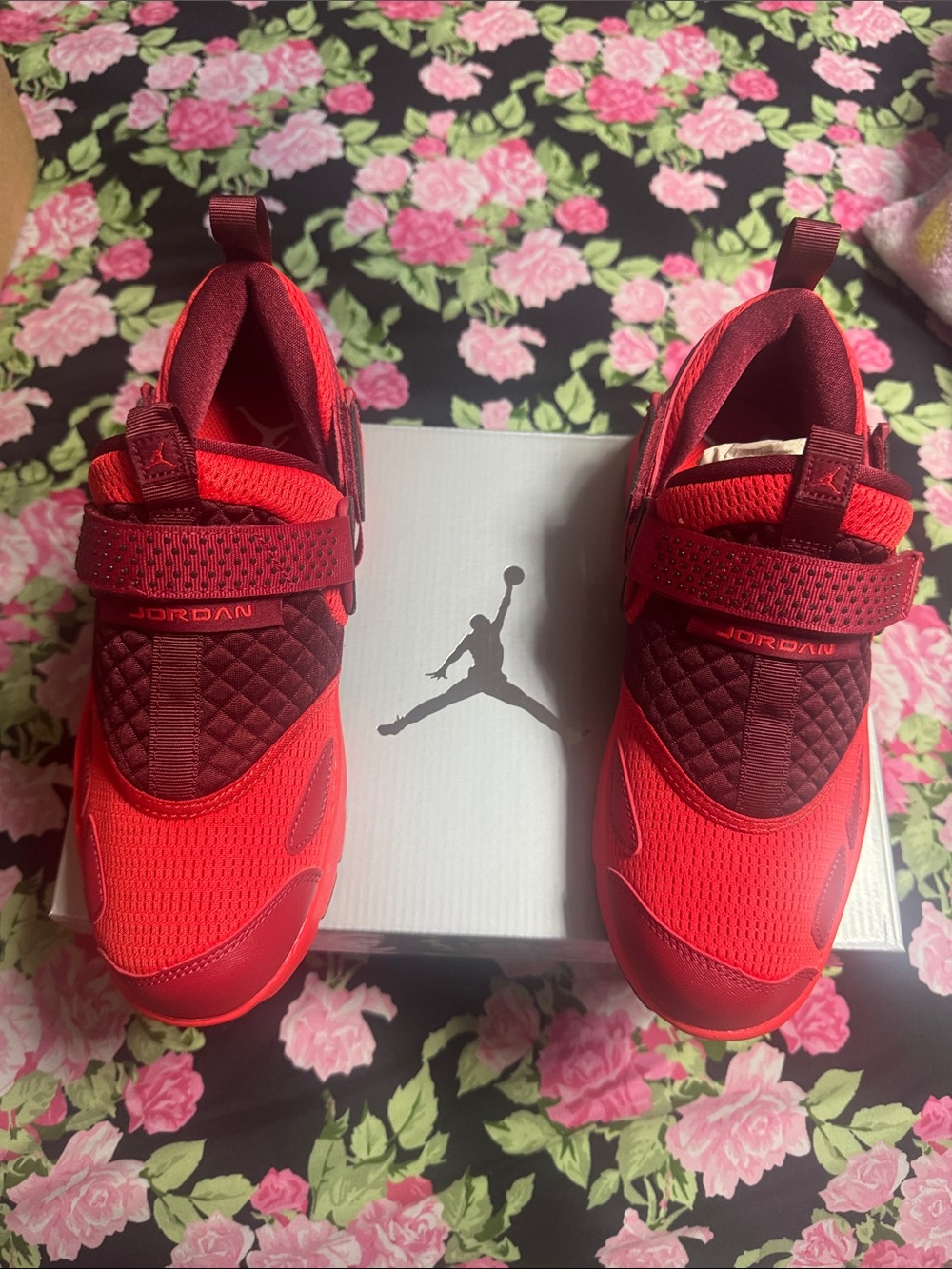 NEW Jordan women Red and Maroon Lightweight Sneakers